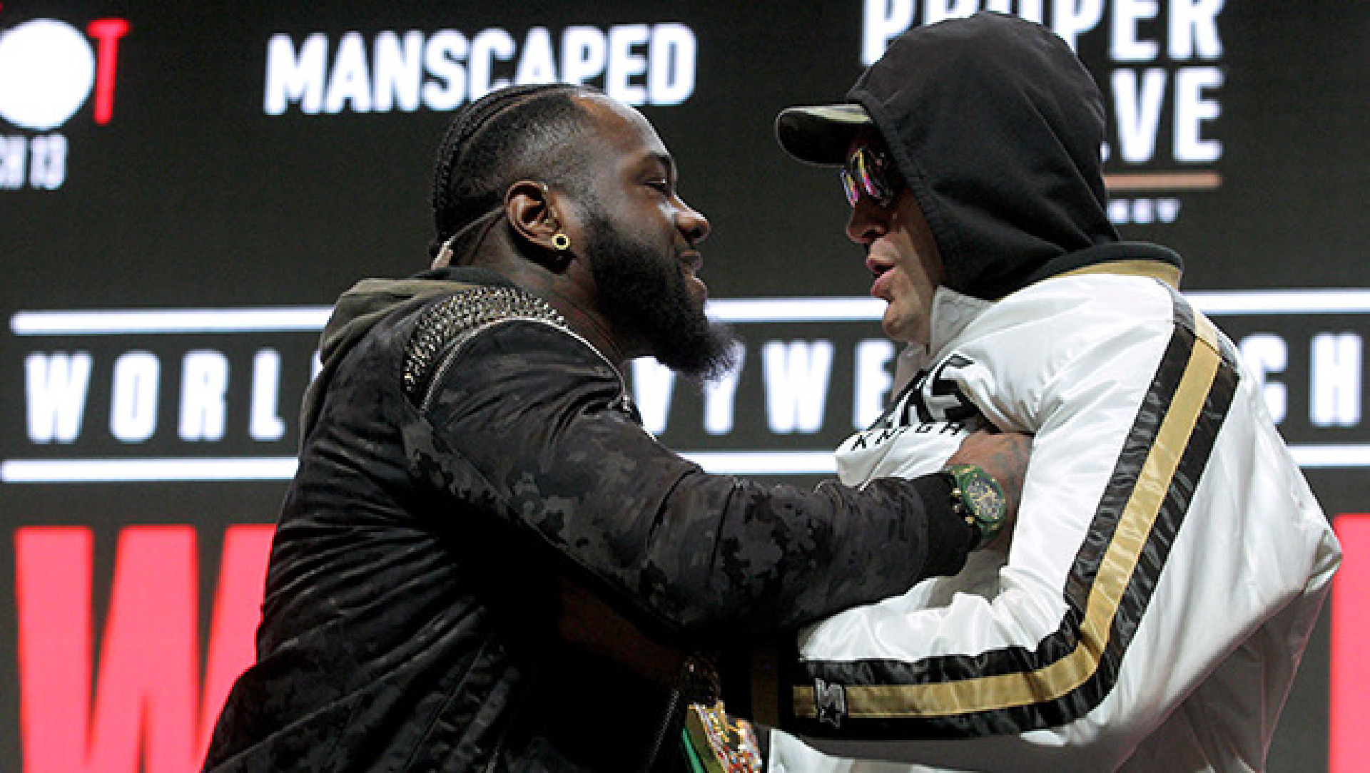 Wilder vs. Fury basın toplantısında ortalık gerildi